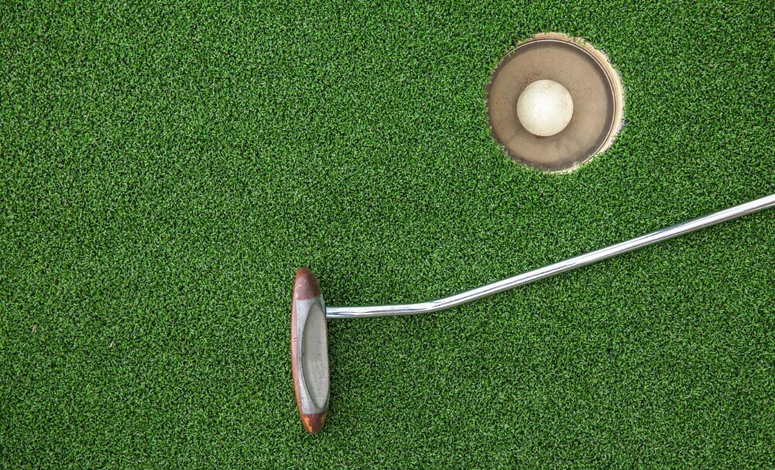 backyard putting green