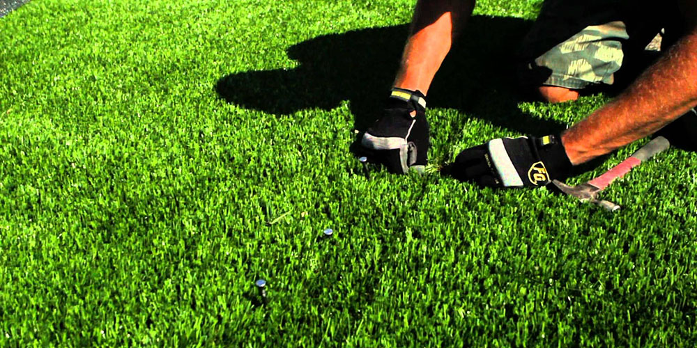 artificial grass installation