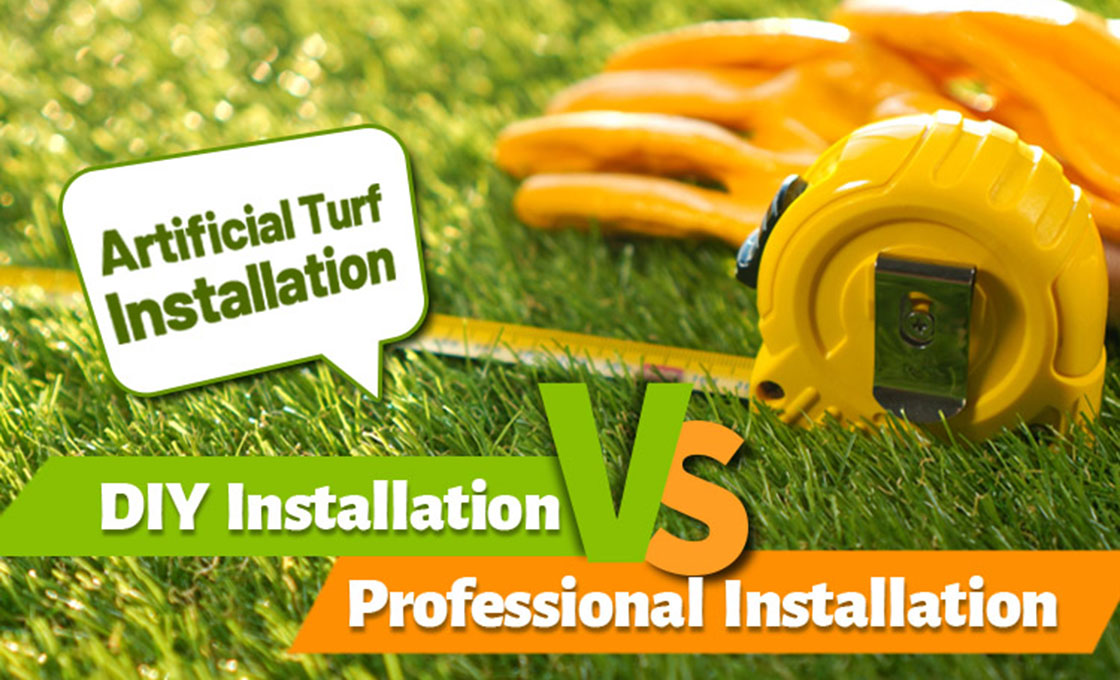 Artificial Grass DIY vs Professional Installation