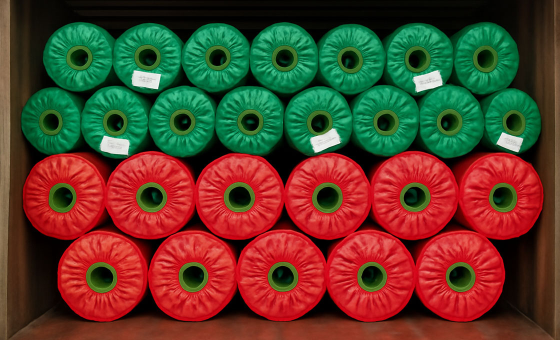 Optimized container loading of compatible artificial turf models with various pile heights and widths